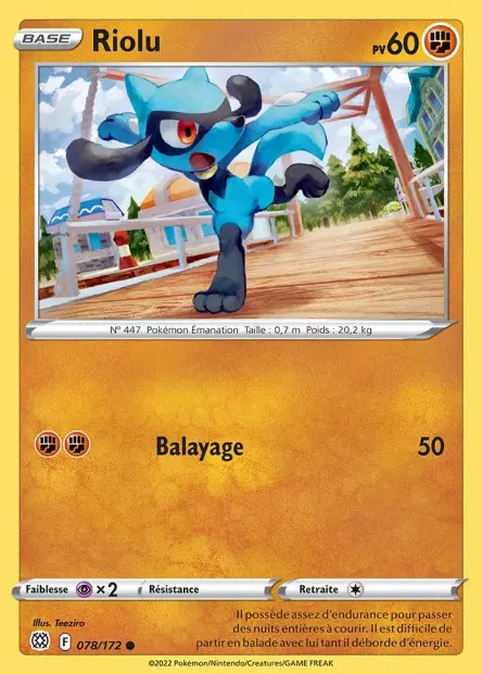 Reverse Riolu 078/172 F
