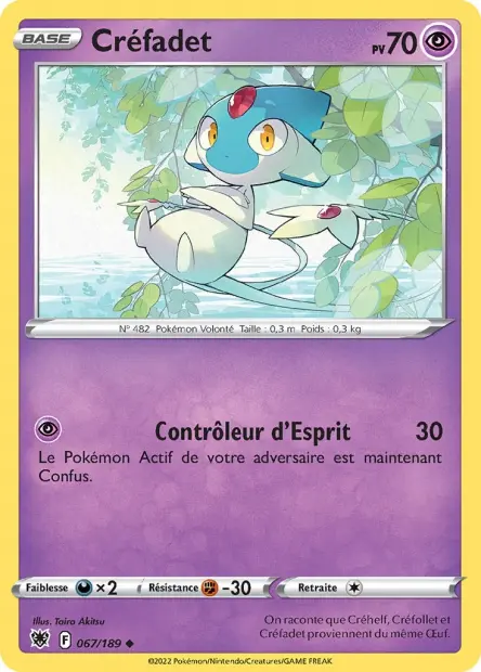Reverse Créfadet 067/189 F