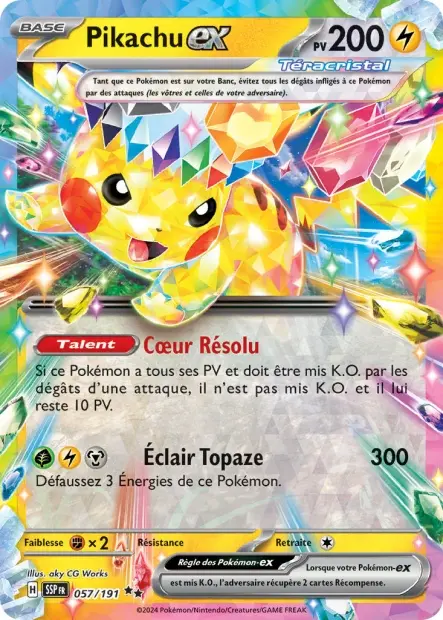 Pikachu EX/V 057/191