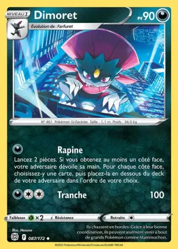 Reverse Dimoret 087/172 F