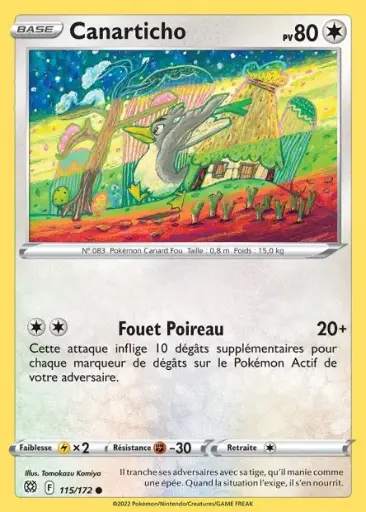 Reverse Canarticho 115/172 F