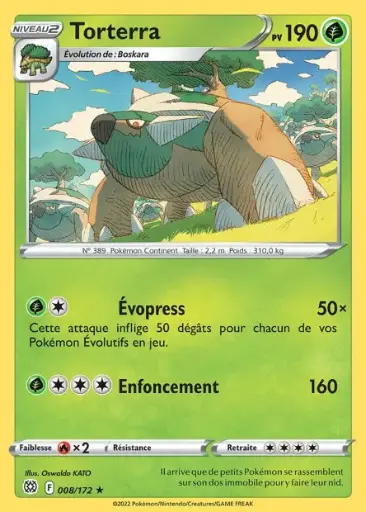 Holo Torterra 008/172 F
