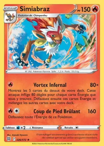 Holo Simiabraz 026/172 F