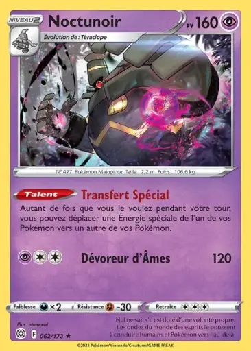 Holo Noctunoir 062/172 F