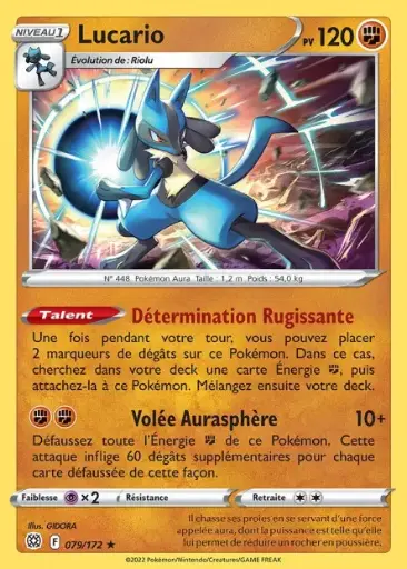 Holo Lucario 079/172 F