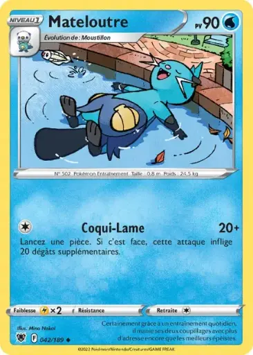 Reverse Mateloutre 042/189 F