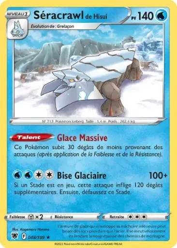 Reverse Séracrawl de Hisui 048/189 F