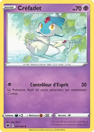 Reverse Créfadet 067/189 F