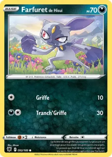 Reverse Farfuret de Hisui 092/189 F