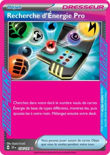 Recherche d'Energie Pro 176/191 High-Tech