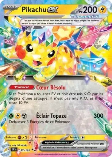 Pikachu EX/V 057/191