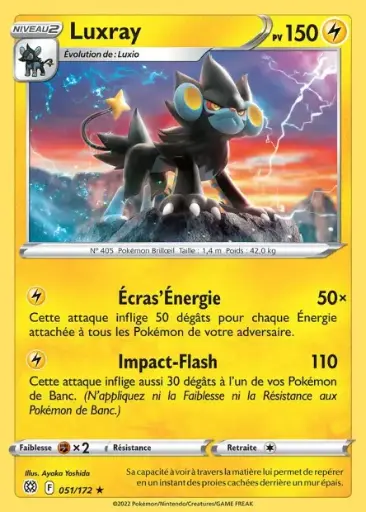 Reverse Luxray 051/172 F