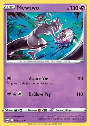 Reverse Mewtwo 056/172 F